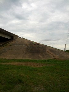 kids on culvert